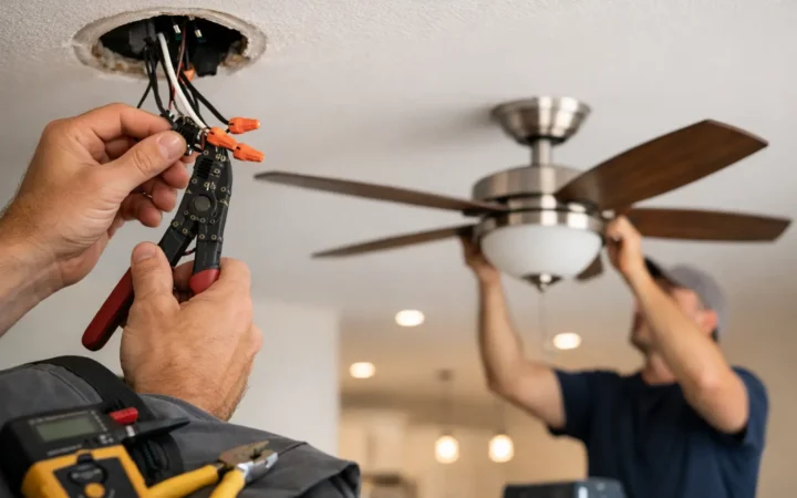 Ceiling Fan Installation Cost With Existing Wiring