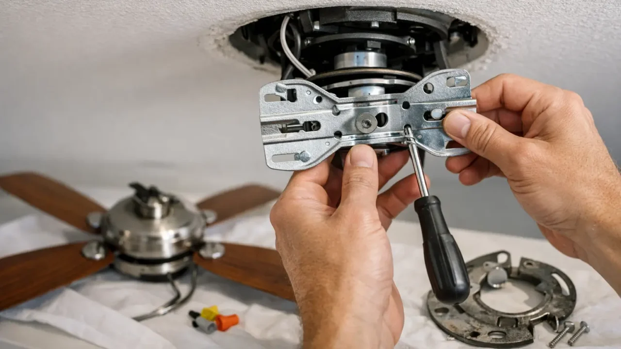 Ceiling Fan Mounting Bracket Replacement