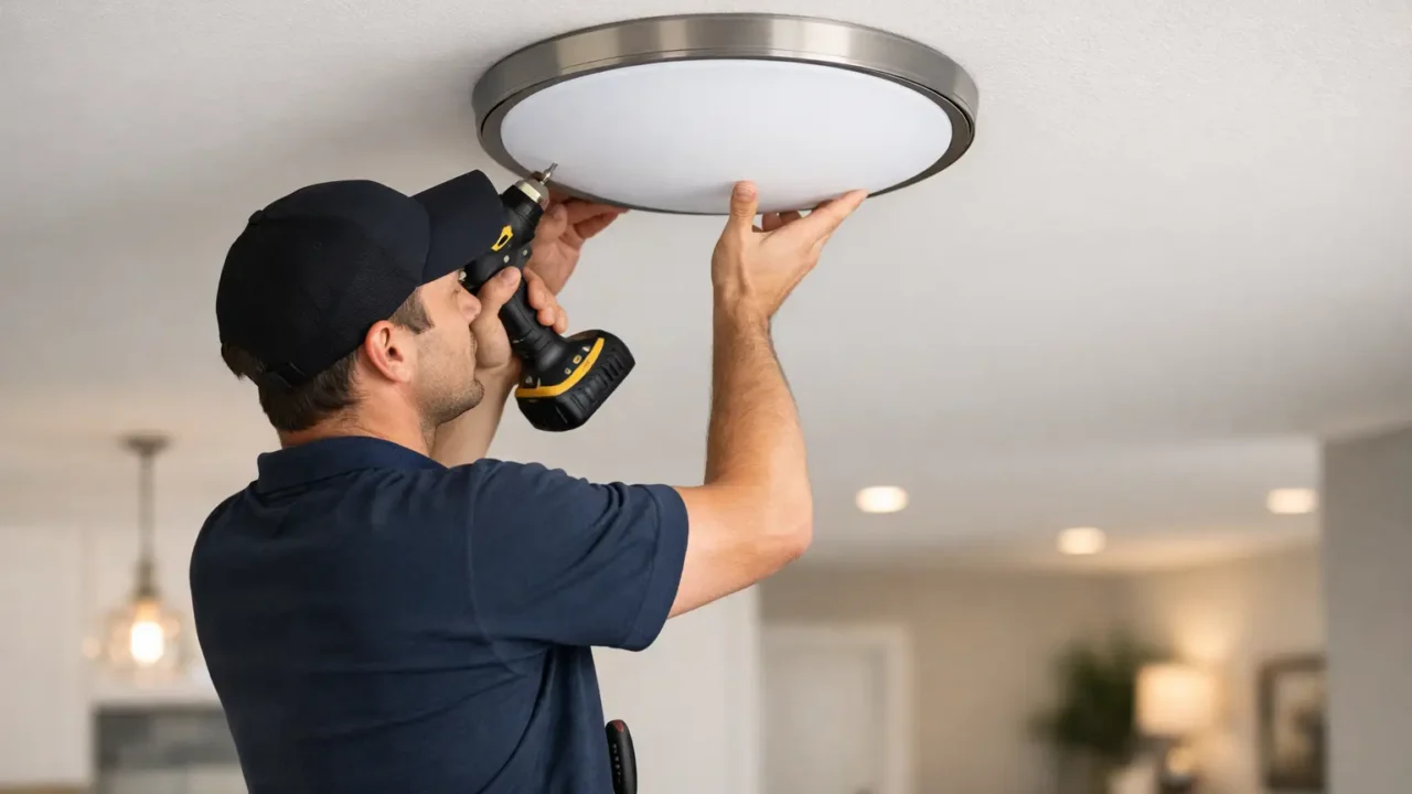 Flush Mount Light Installation Done Right