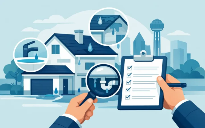 Home Leak Inspection Checklist for DFW Homes