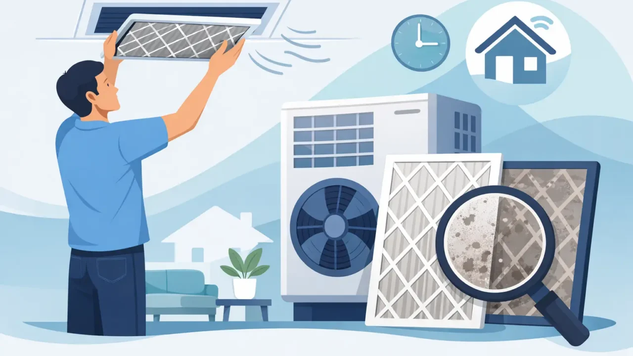 How Often Should HVAC Filters Be Checked at Home?