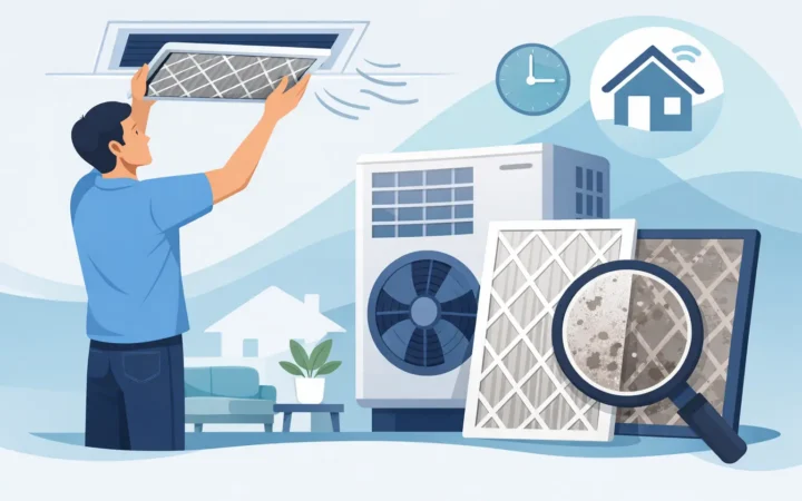 How Often Should HVAC Filters Be Checked at Home?