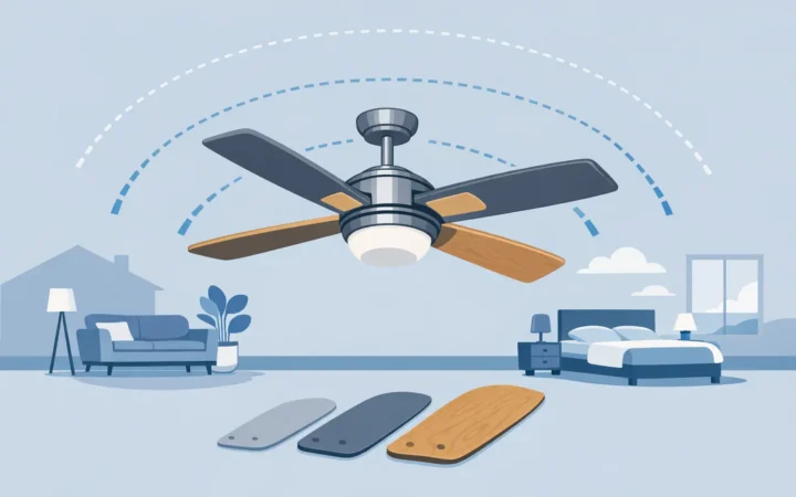 How to Choose Ceiling Fan Blade Span for Any Room