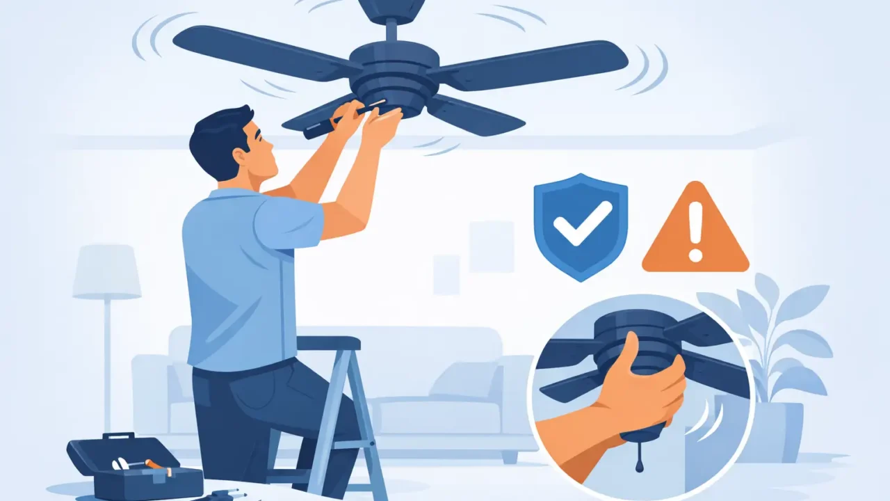 How to Fix Fan Wobble Without Taking Risks