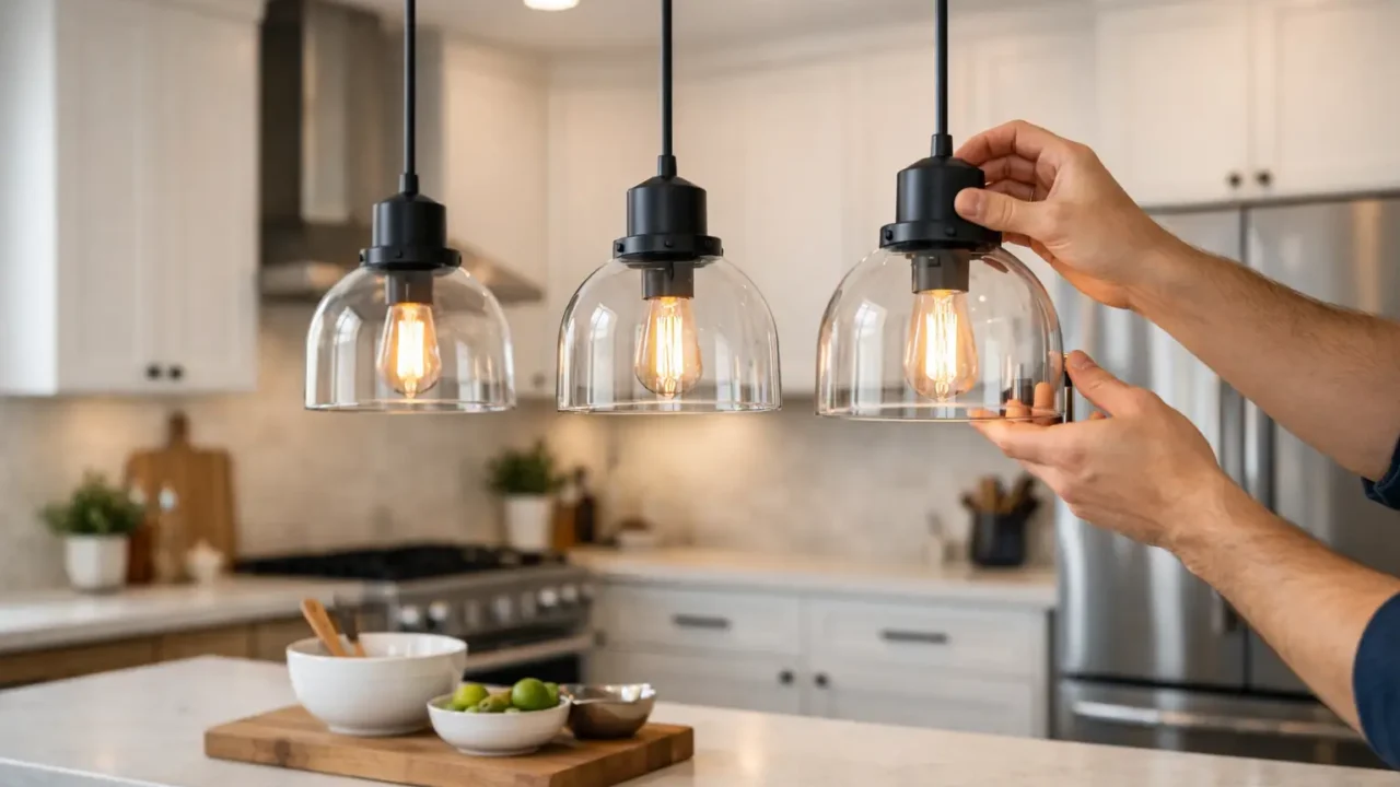 How to Install Pendant Lights Over an Island