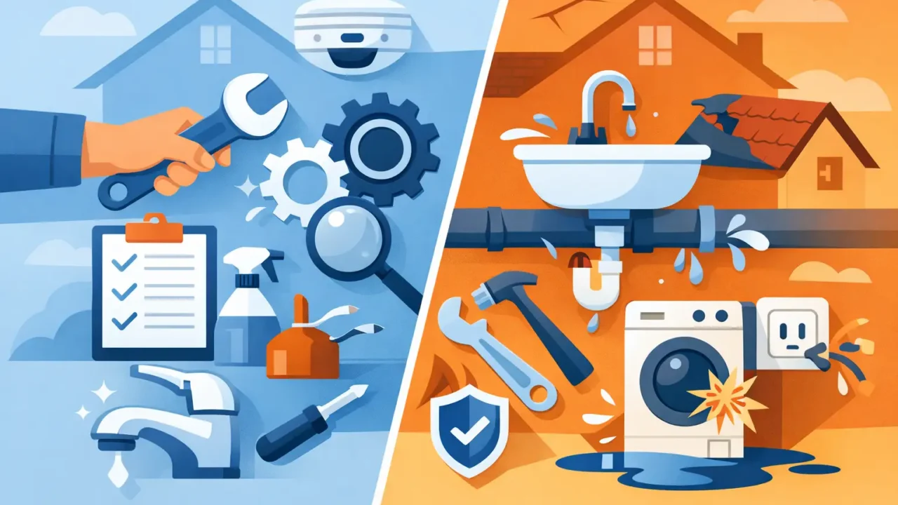 Preventive Maintenance Versus Repairs at Home
