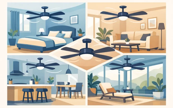 Best Rooms for Ceiling Fans in Your Home