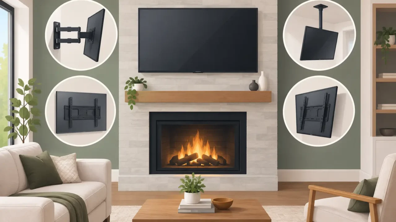 Best TV Mounts for Fireplaces That Fit Your Home