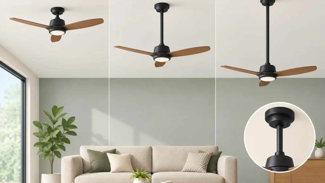 How to Choose Ceiling Fan Downrod Length