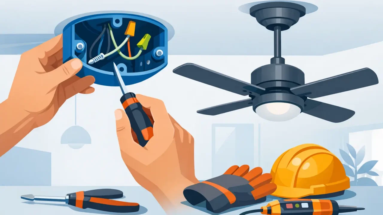 How to Prepare a Fan Electrical Box Safely
