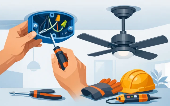 How to Prepare a Fan Electrical Box Safely